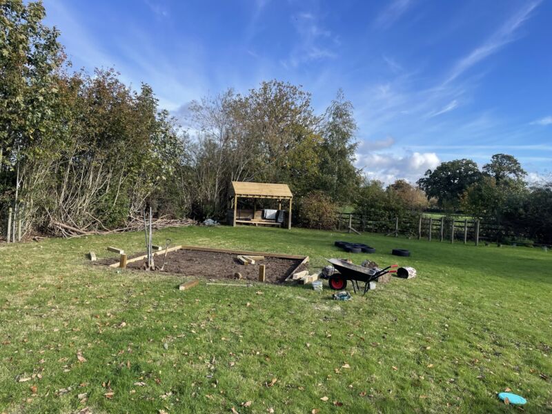 Image for the Tweet beginning: Our outdoor space is coming